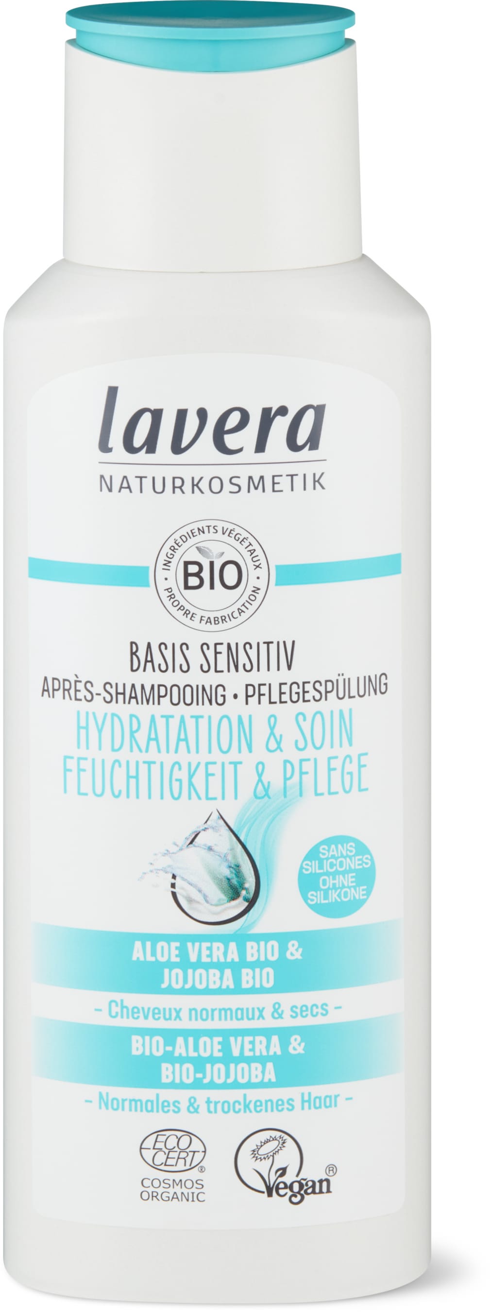 Basis sensitiv Feuchtigkeit & Pflege Conditioner normales & trockenes Haar, vegan